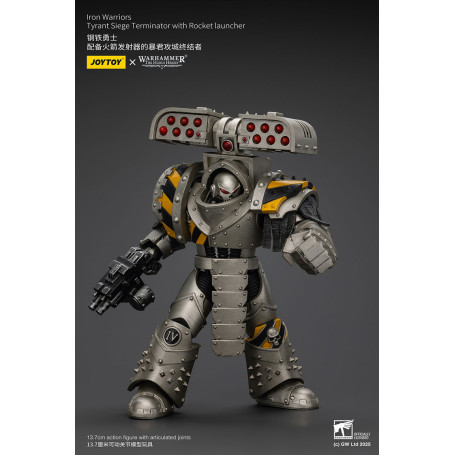 Joytoy - Warhammer - Iron Warriors Tyrant Siege Terminator Squad - Tyrant Siege Terminator with Rocket launcher