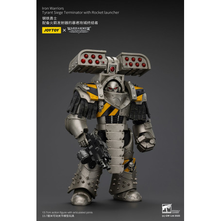 Joytoy - Warhammer - Iron Warriors Tyrant Siege Terminator Squad - Tyrant Siege Terminator with Rocket launcher