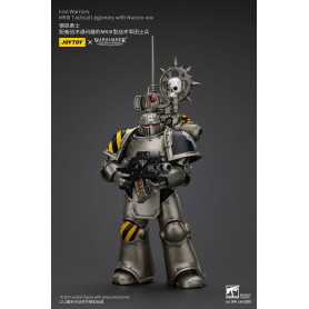 Joytoy - Warhammer - Iron Warriors Mk III Tactical Squad - Mk III Tactical Legionary with Nuncio-vox