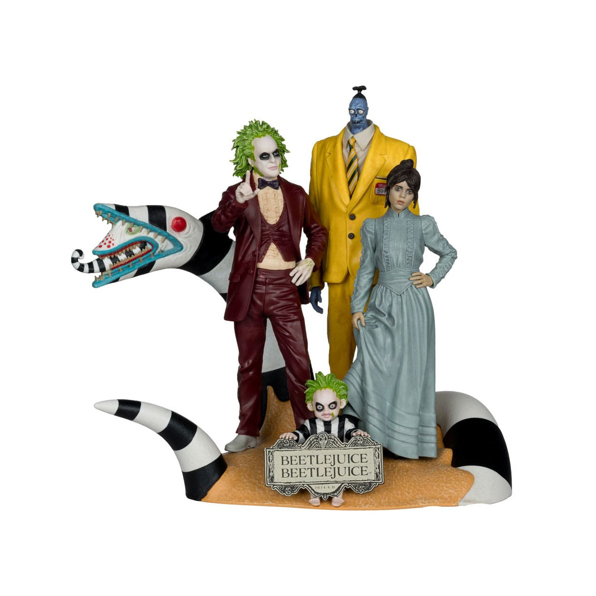 Mc Farlane - Beetlejuice Beetlejuice - Diorama 4 figures - 4 pack Movie Maniacs
