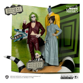 Mc Farlane - Beetlejuice Beetlejuice - Diorama 4 figures - 4 pack Movie Maniacs