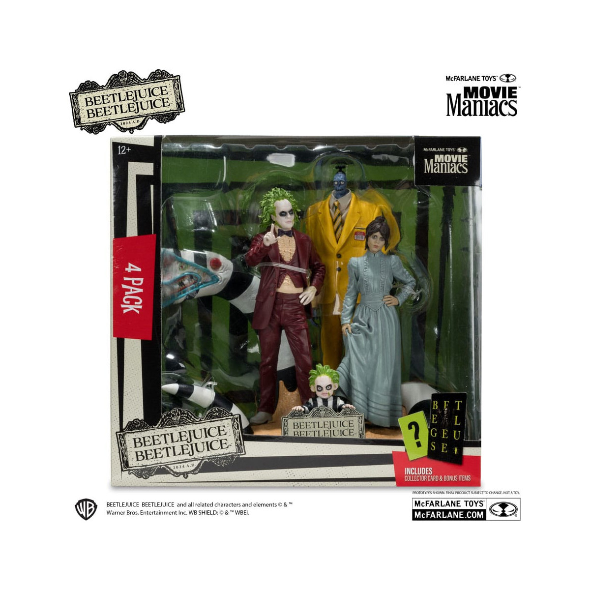 Mc Farlane - Beetlejuice Beetlejuice - Diorama 4 figures - 4 pack Movie Maniacs