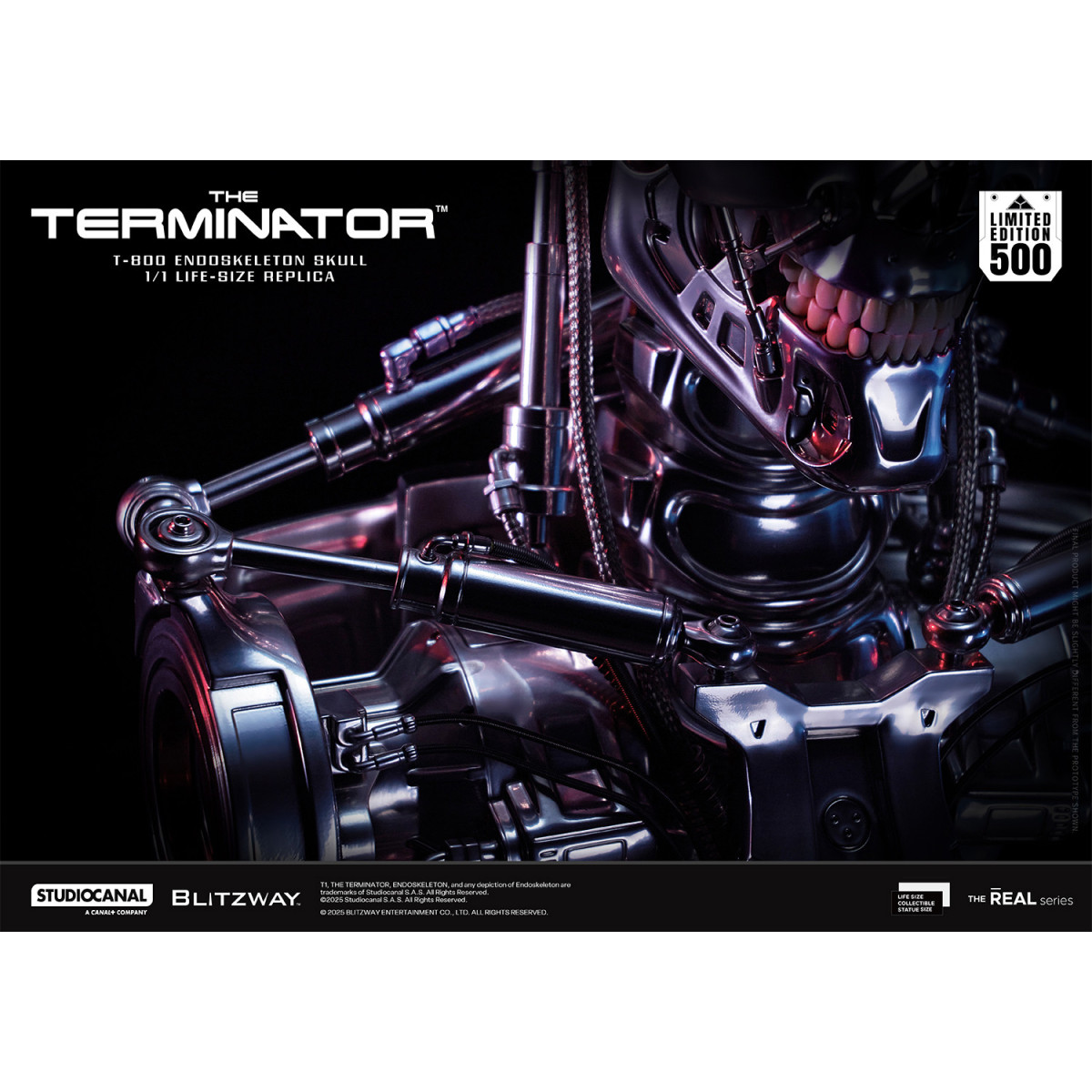 Blitzway - T800 Endoskeleton Skull 1/1 Life Size - The Terminator
