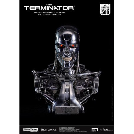 Blitzway - T800 Endoskeleton Skull 1/1 Life Size - The Terminator