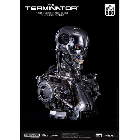 Blitzway - T800 Endoskeleton Skull 1/1 Life Size - The Terminator