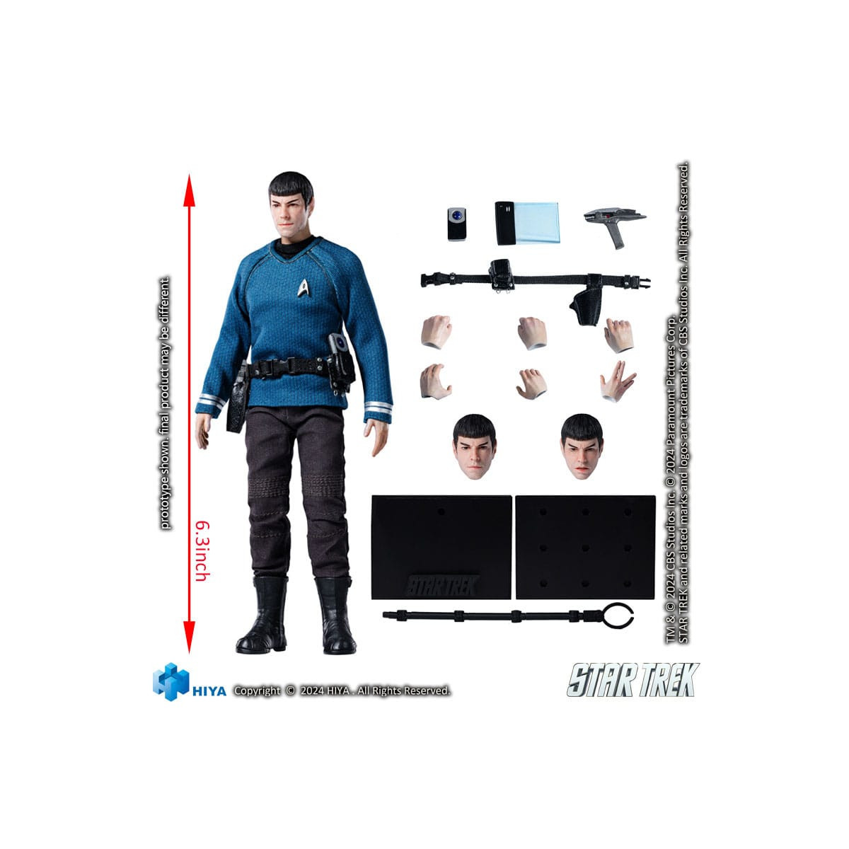HIYA TOYS - Exquisite Super Series 1/12 - Star Trek (2009) Spock