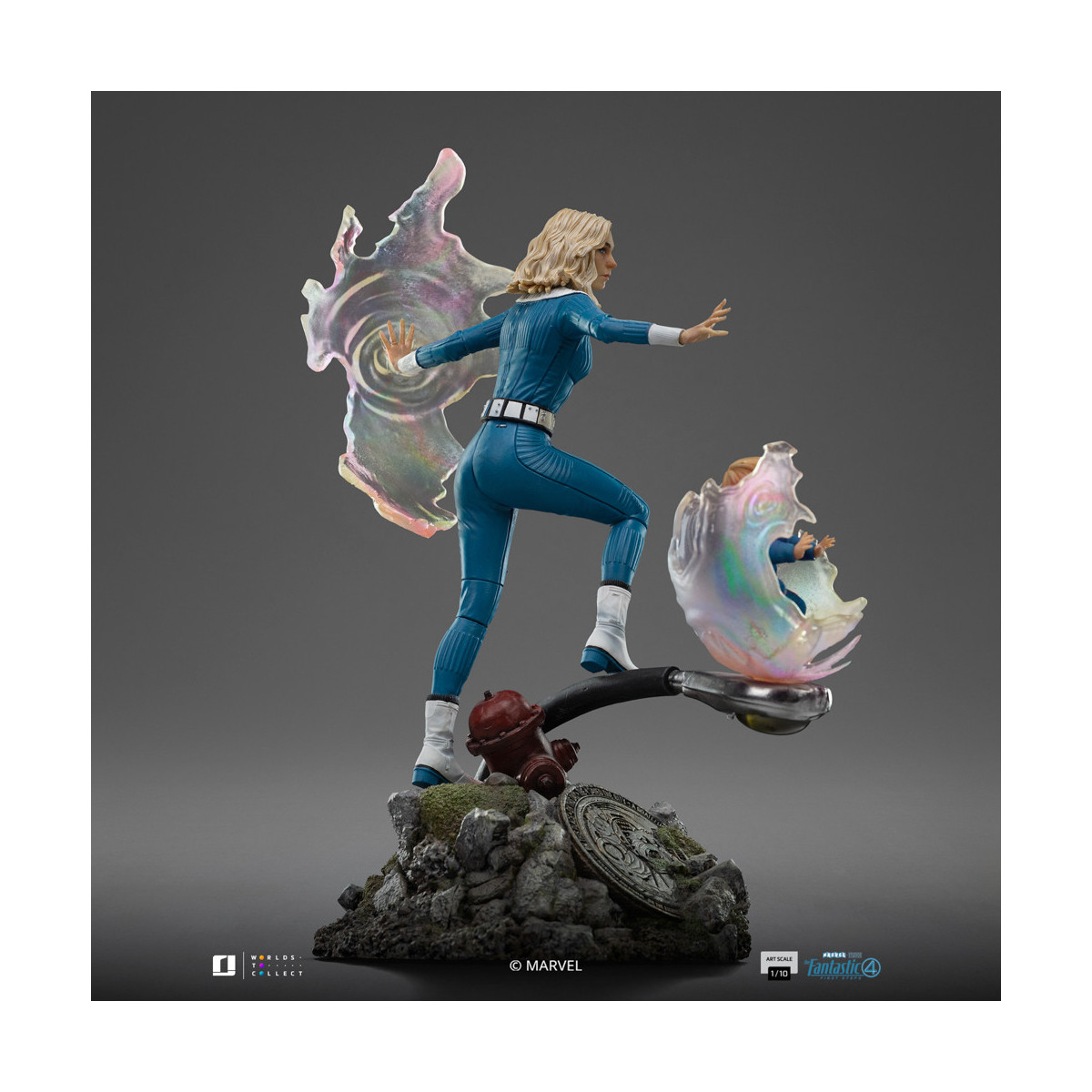 Iron Studios - Marvel Fantastic 4 - Invisible Woman Sue Storm Arts Scale 1/10