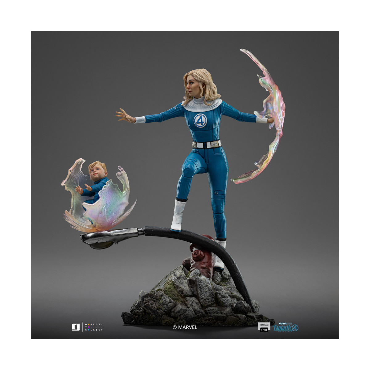 Iron Studios - Marvel Fantastic 4 - Invisible Woman Sue Storm Arts Scale 1/10