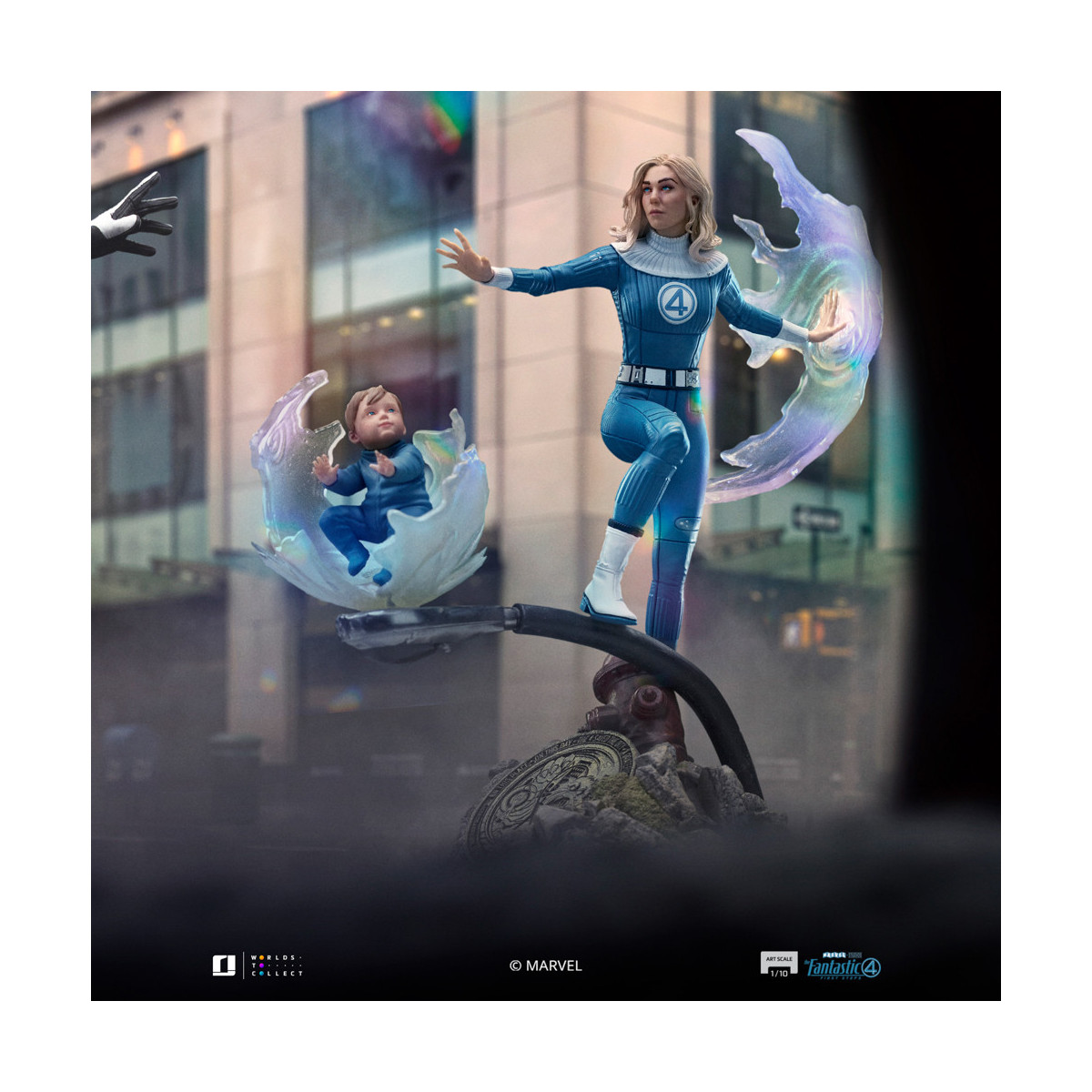 Iron Studios - Marvel Fantastic 4 - Invisible Woman Sue Storm Arts Scale 1/10
