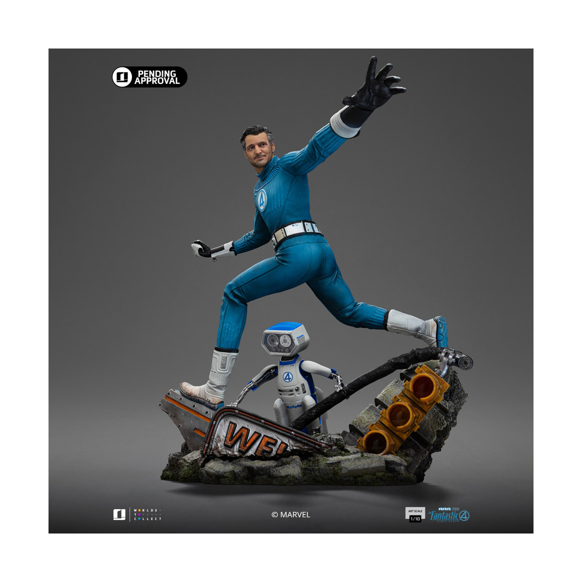 Iron Studios - Marvel Fantastic 4 - Mr. Fantastic Reed Richards Arts Scale 1/10