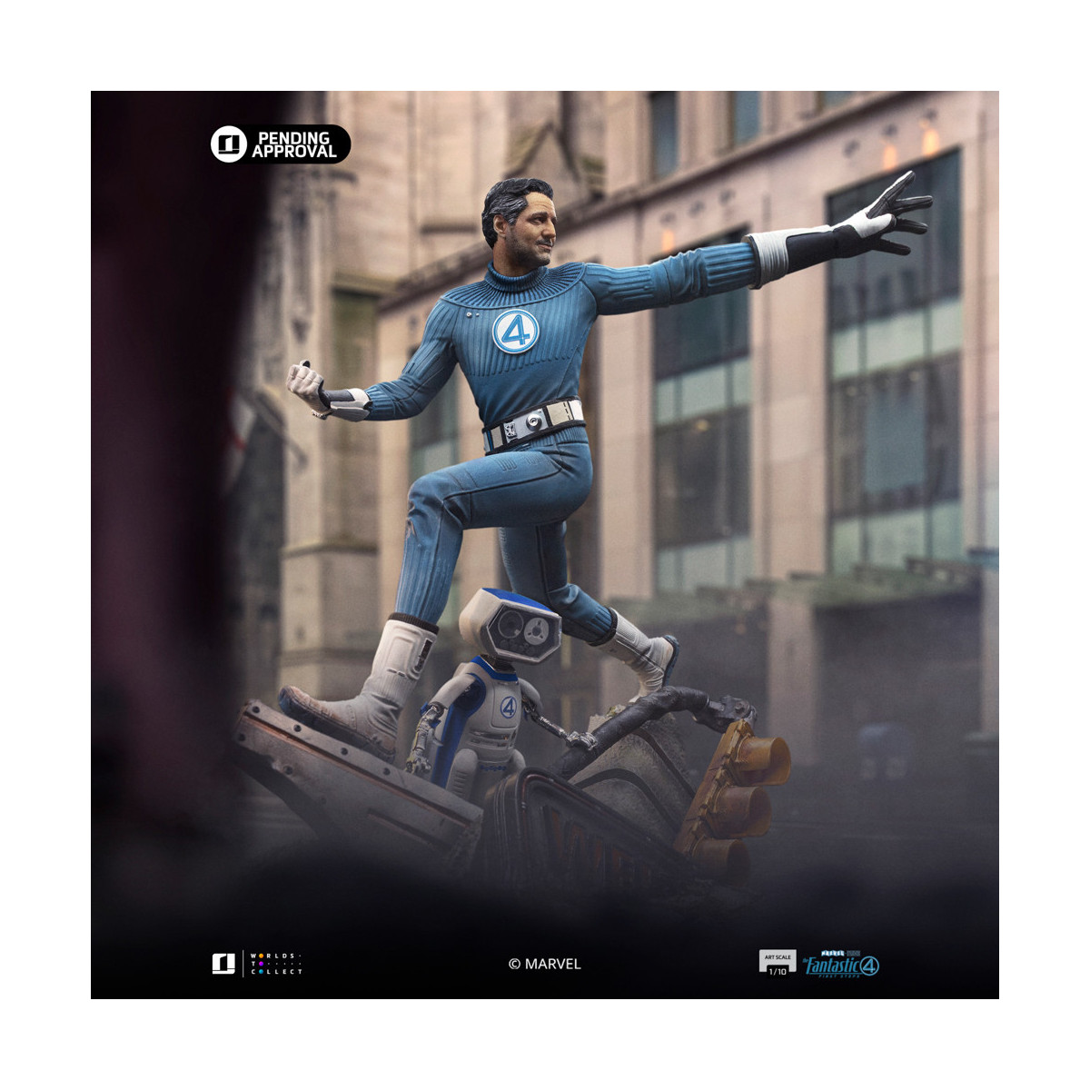 Iron Studios - Marvel Fantastic 4 - Mr. Fantastic Reed Richards Arts Scale 1/10