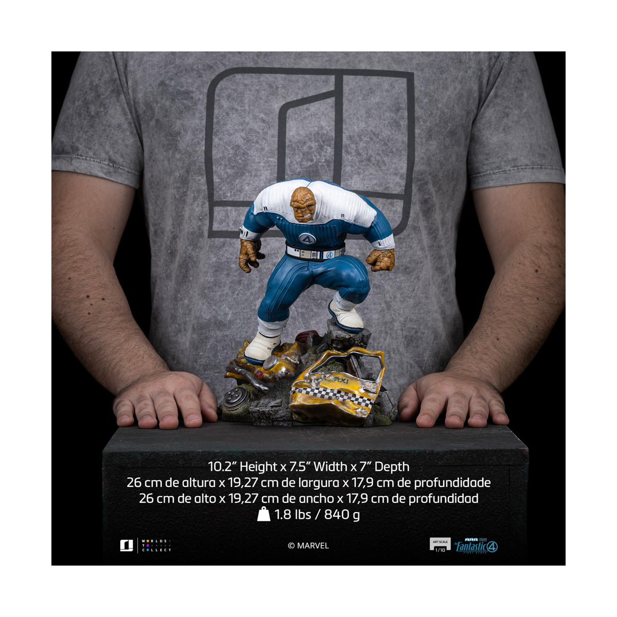 Iron Studios - Marvel Fantastic 4 - The Thing Ben Grimm Arts Scale 1/10
