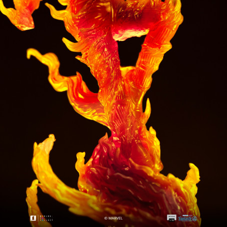 Iron Studios - Marvel Fantastic 4 - Human Torch Johnny Storm Scale Art Scale 1/10
