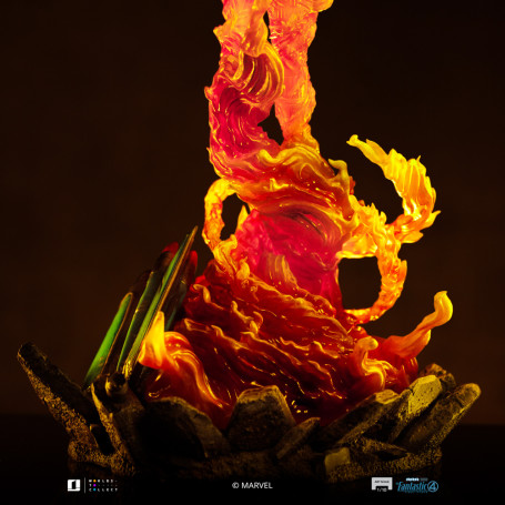 Iron Studios - Marvel Fantastic 4 - Human Torch Johnny Storm Scale Art Scale 1/10