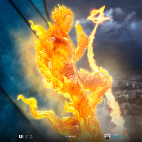 Iron Studios - Marvel Fantastic 4 - Human Torch Johnny Storm Scale Art Scale 1/10