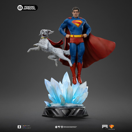 Iron Studios - DCU Superman - Superman & Krypto Art Scale Art Scale 1/10