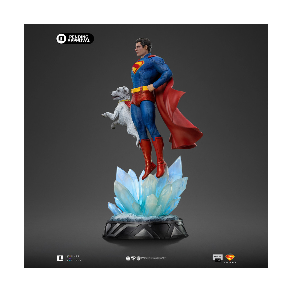 Iron Studios - DCU Superman - Superman & Krypto Art Scale Art Scale 1/10