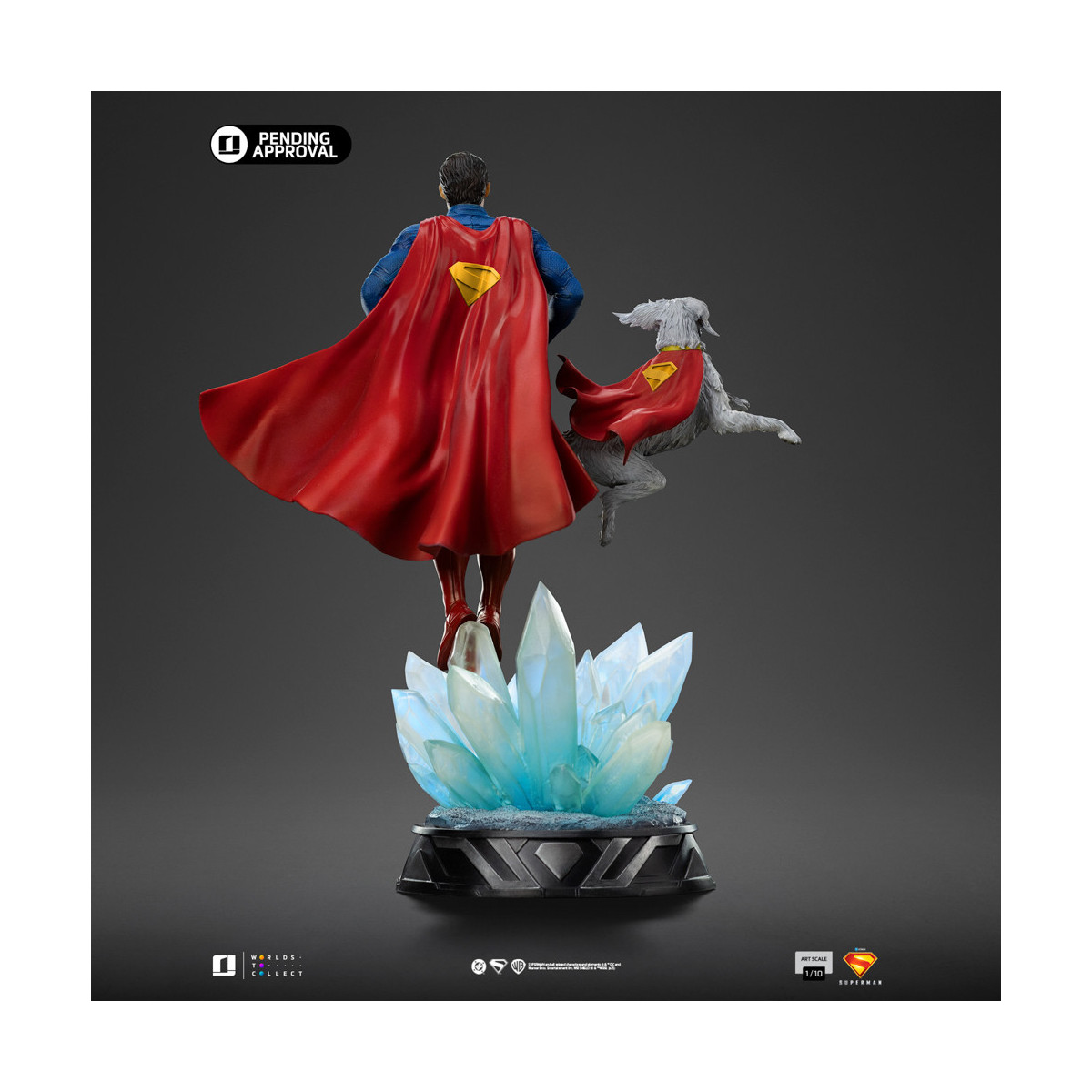 Iron Studios - DCU Superman - Superman & Krypto Art Scale Art Scale 1/10