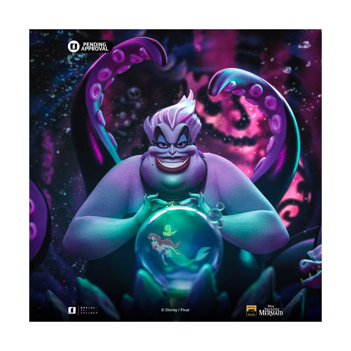 Iron Studios - Disney Villains Ursula Deluxe Art Scale 1/10 - The Little Mermaid