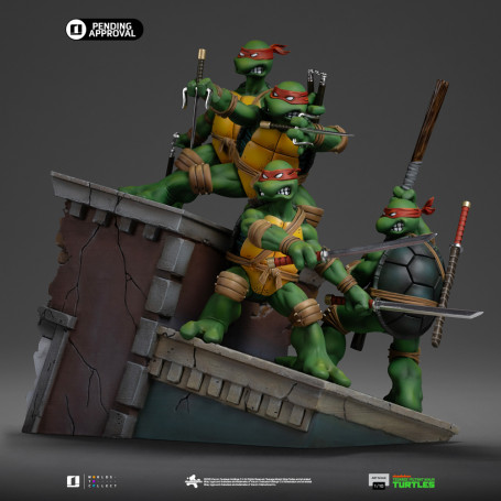 Iron Studios - TMNT 1st Cover Set - Teenage Mutant Ninja Turtles Art Scale 1/10