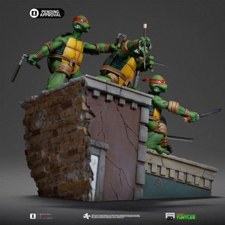 Iron Studios - TMNT 1st Cover Set - Teenage Mutant Ninja Turtles Art Scale 1/10