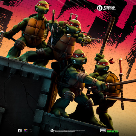 Iron Studios - TMNT 1st Cover Set - Teenage Mutant Ninja Turtles Art Scale 1/10
