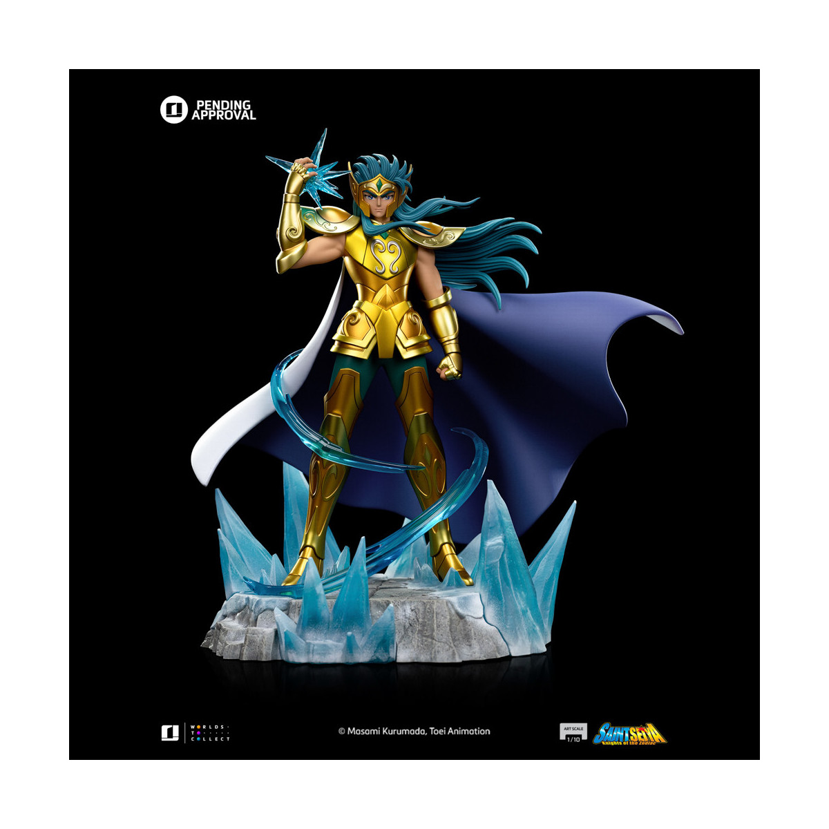 Iron Studios - Saint Seiya - Aquarius Camus Deluxe Art Scale 1/10 - Knights of the Zodiac
