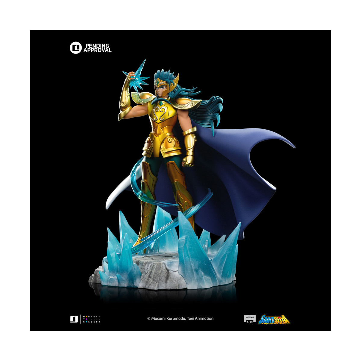 Iron Studios - Saint Seiya - Aquarius Camus Deluxe Art Scale 1/10 - Knights of the Zodiac