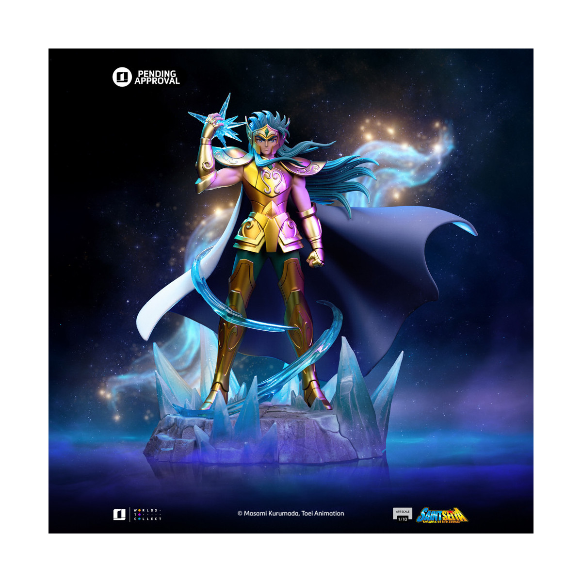 Iron Studios - Saint Seiya - Aquarius Camus Deluxe Art Scale 1/10 - Knights of the Zodiac