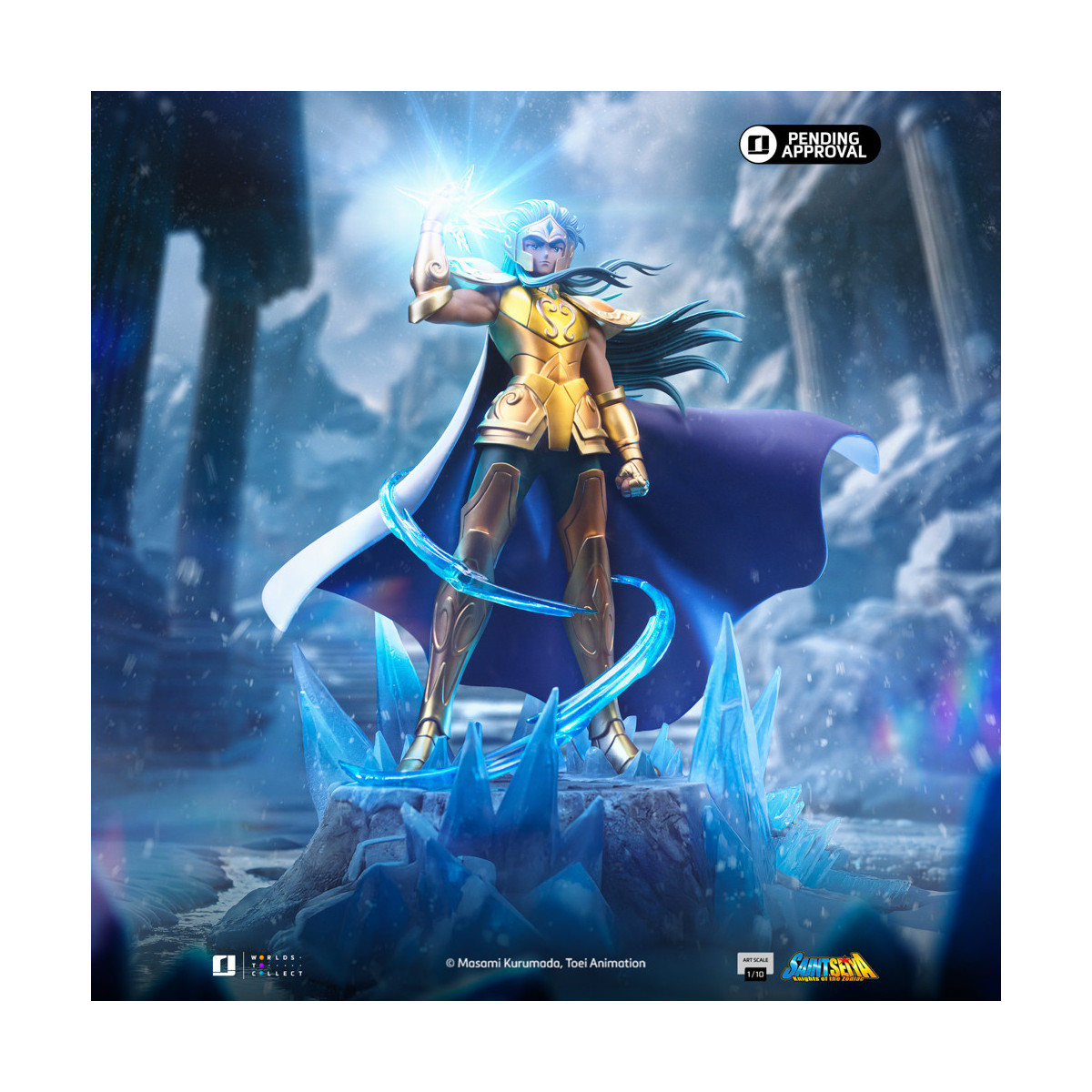 Iron Studios - Saint Seiya - Aquarius Camus Deluxe Art Scale 1/10 - Knights of the Zodiac