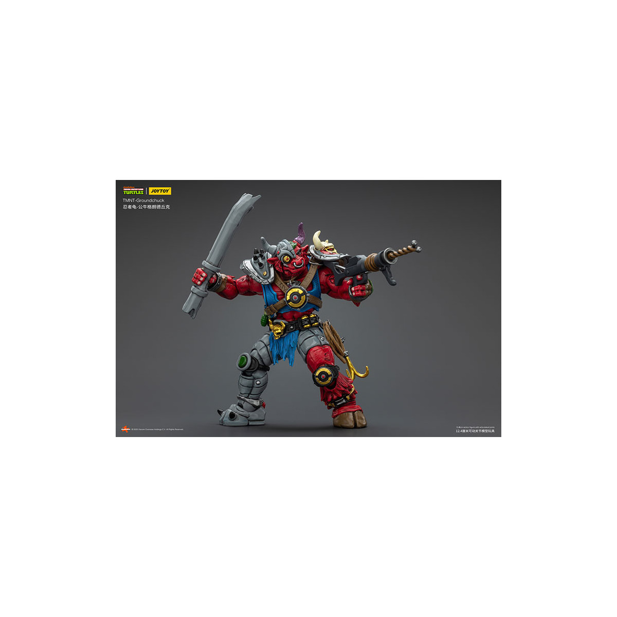 JoyToy TMNT - Groundchuck - Teenage Mutant Ninja Turtles 1/18