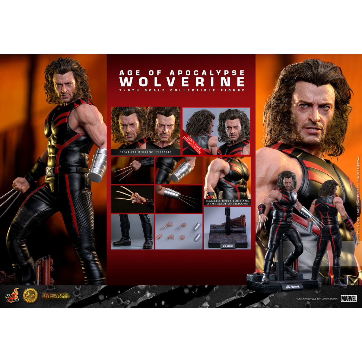 Hot Toys Marvel Deadpool & Wolverine - Wolverine Age of Apocalypse Artisan Edition MMS 1/6