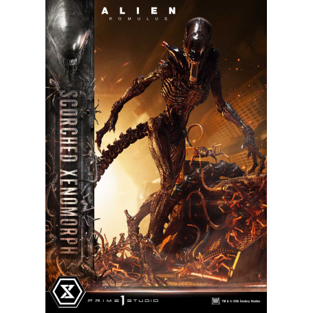 Prime 1 Studio - Scorched Xenomorph DX Bonus Version 1/3 - Alien: Romulus Museum Masterline XL