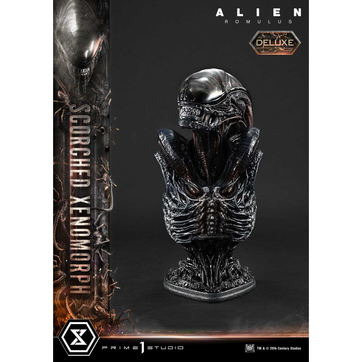 Prime 1 Studio - Scorched Xenomorph DX Bonus Version 1/3 - Alien: Romulus Museum Masterline XL
