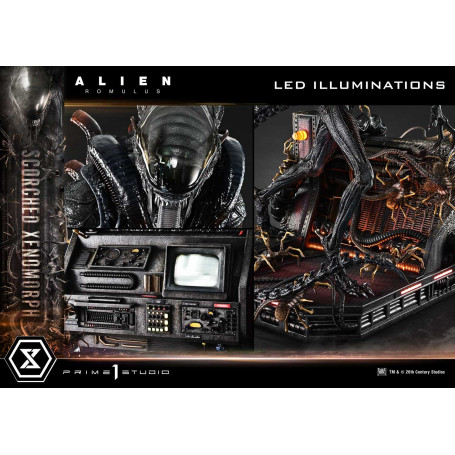 Prime 1 Studio - Scorched Xenomorph DX Bonus Version 1/3 - Alien: Romulus Museum Masterline XL
