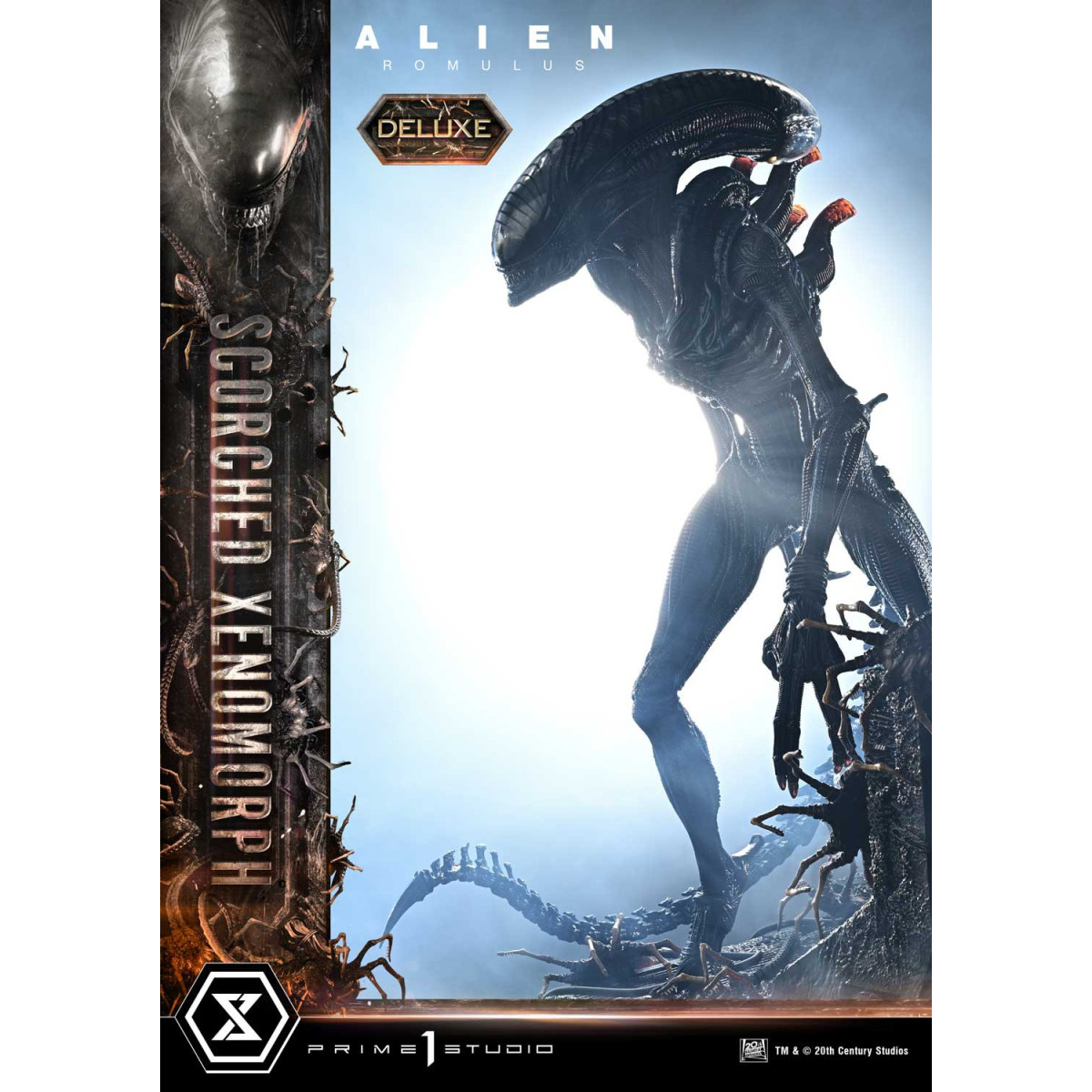 Prime 1 Studio - Scorched Xenomorph DX Bonus Version 1/3 - Alien: Romulus Museum Masterline XL