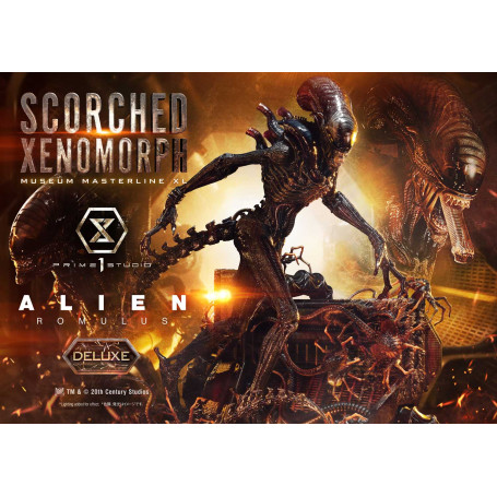 Prime 1 Studio - Scorched Xenomorph DX Bonus Version 1/3 - Alien: Romulus Museum Masterline XL