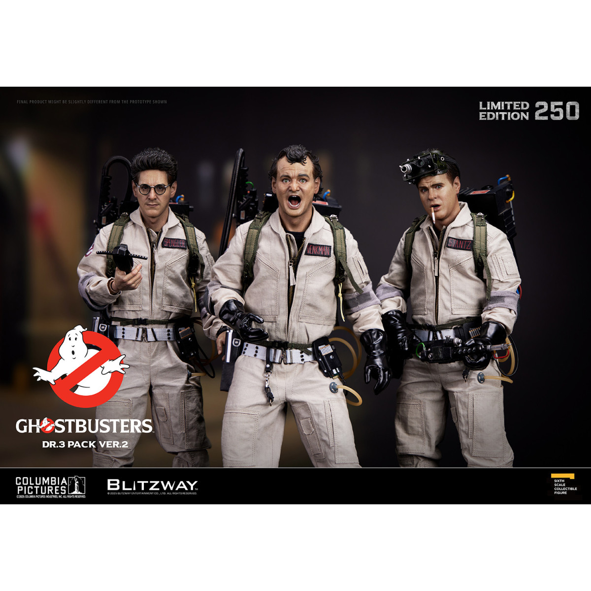 Blitzway - Ghostbusters Dr. 3 Pack ver.2 1/6 - Pack of 3 figures