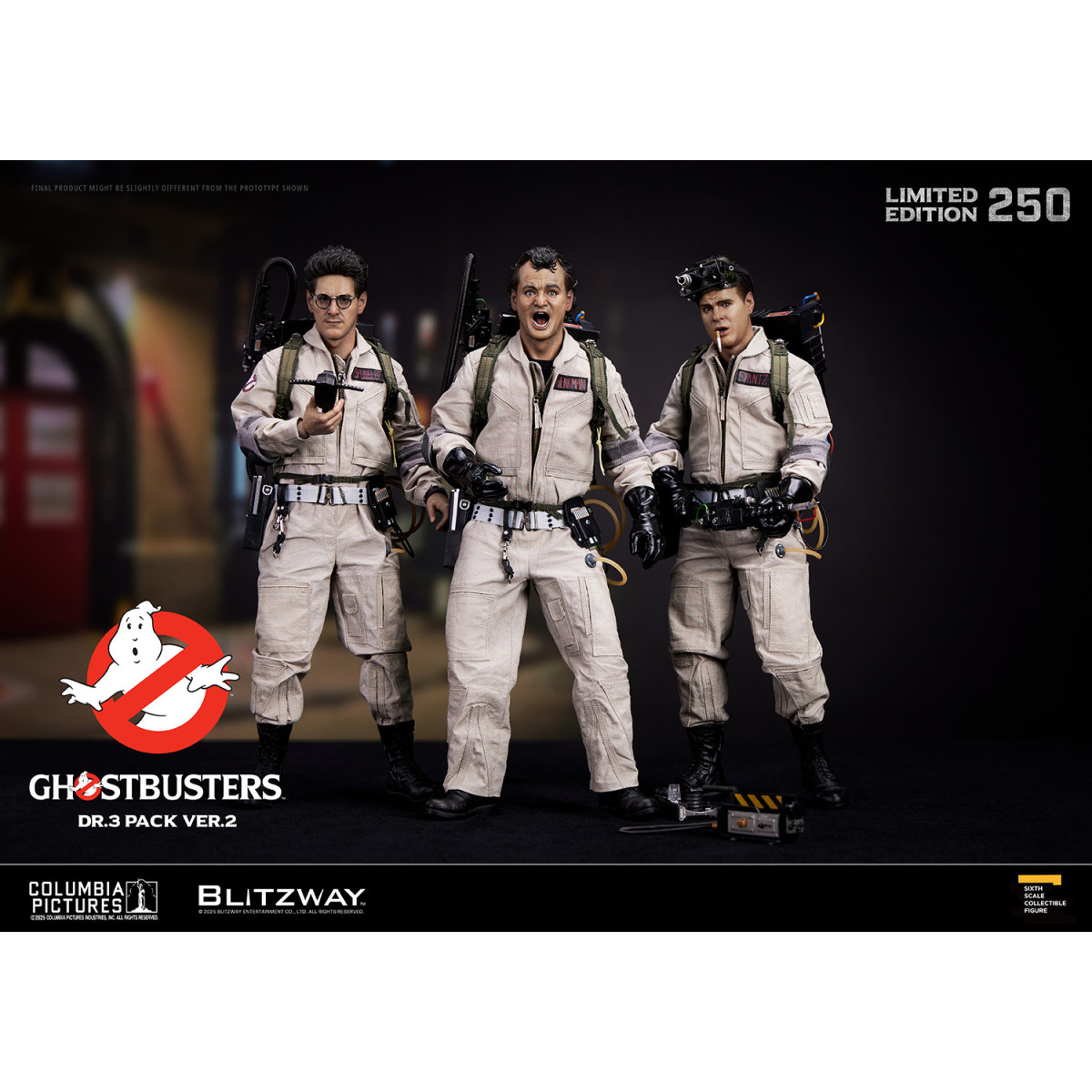 Blitzway - Ghostbusters Dr. 3 Pack ver.2 1/6 - Pack of 3 figures