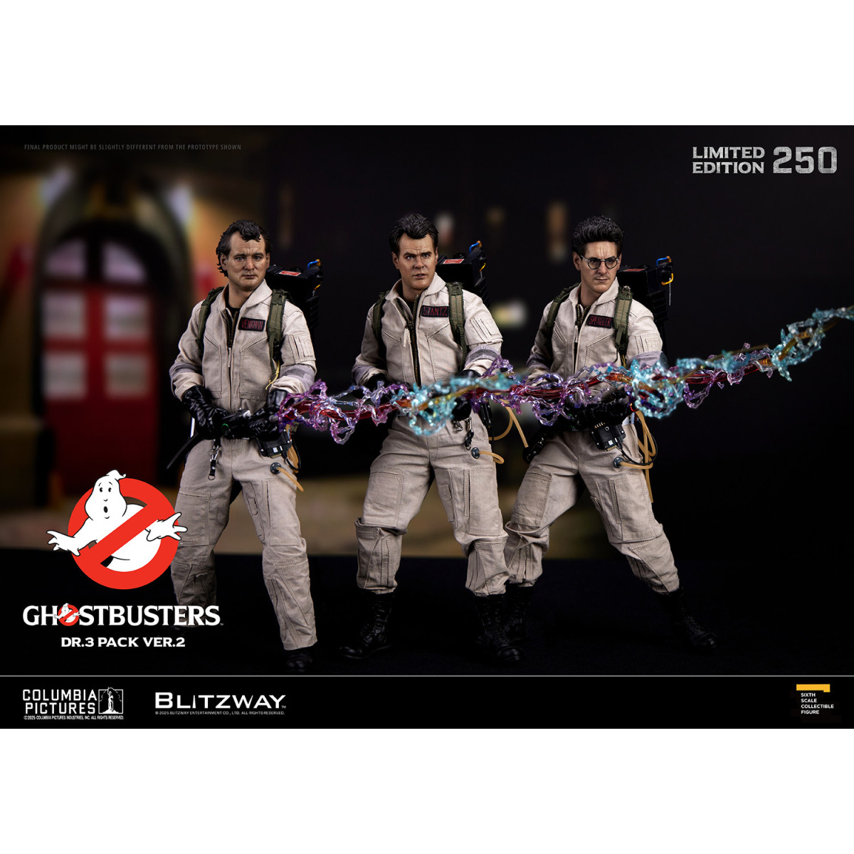 Blitzway - Ghostbusters Dr. 3 Pack ver.2 1/6 - Pack of 3 figures