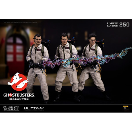 Blitzway - Ghostbusters Dr. 3 Pack ver.2 1/6 - Pack of 3 figures