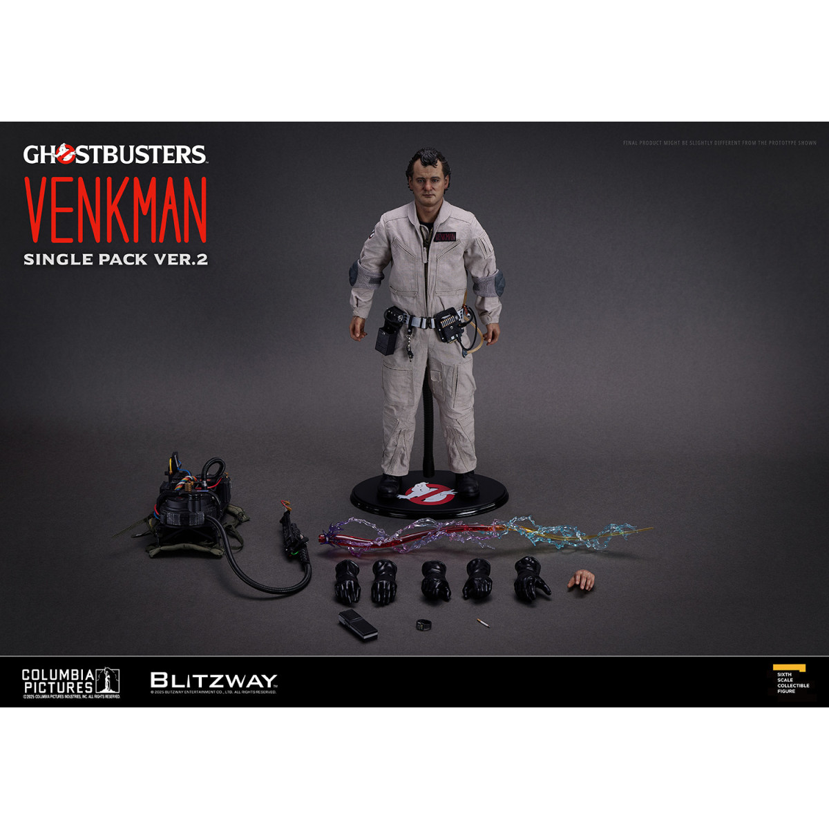 Blitzway - Ghostbusters Dr. Peter Venkman Single Pack ver.2 1/6