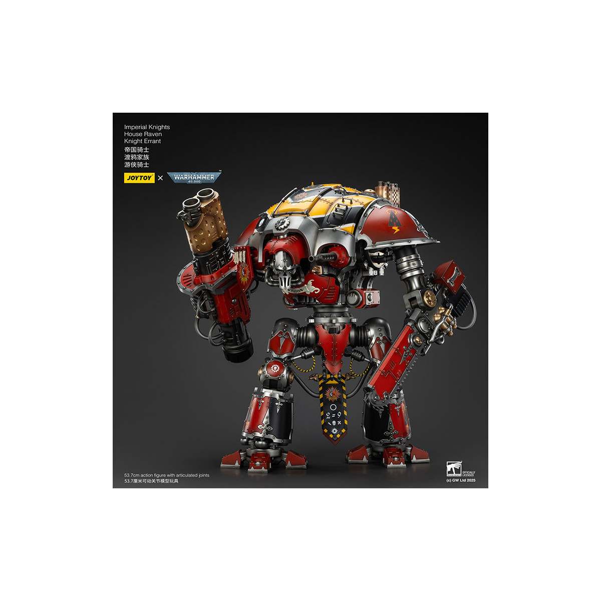 Joytoy - Imperial Knights - House Raven Knight Errant - Warhammer 40000
