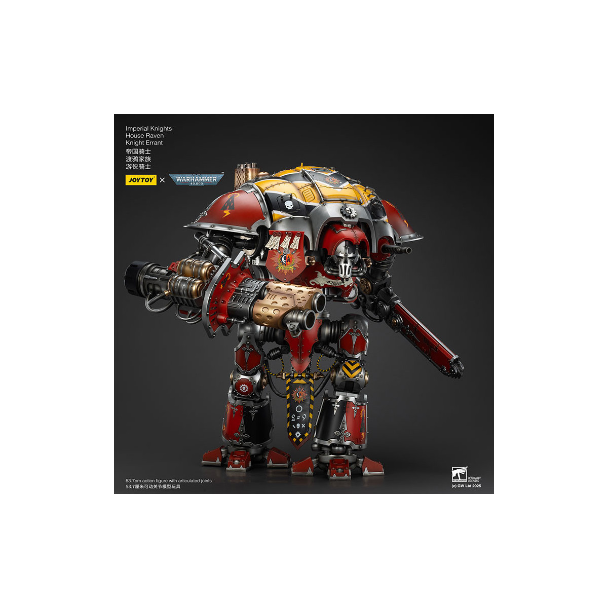 Joytoy - Imperial Knights - House Raven Knight Errant - Warhammer 40000