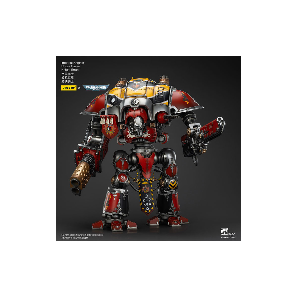 Joytoy - Imperial Knights - House Raven Knight Errant - Warhammer 40000