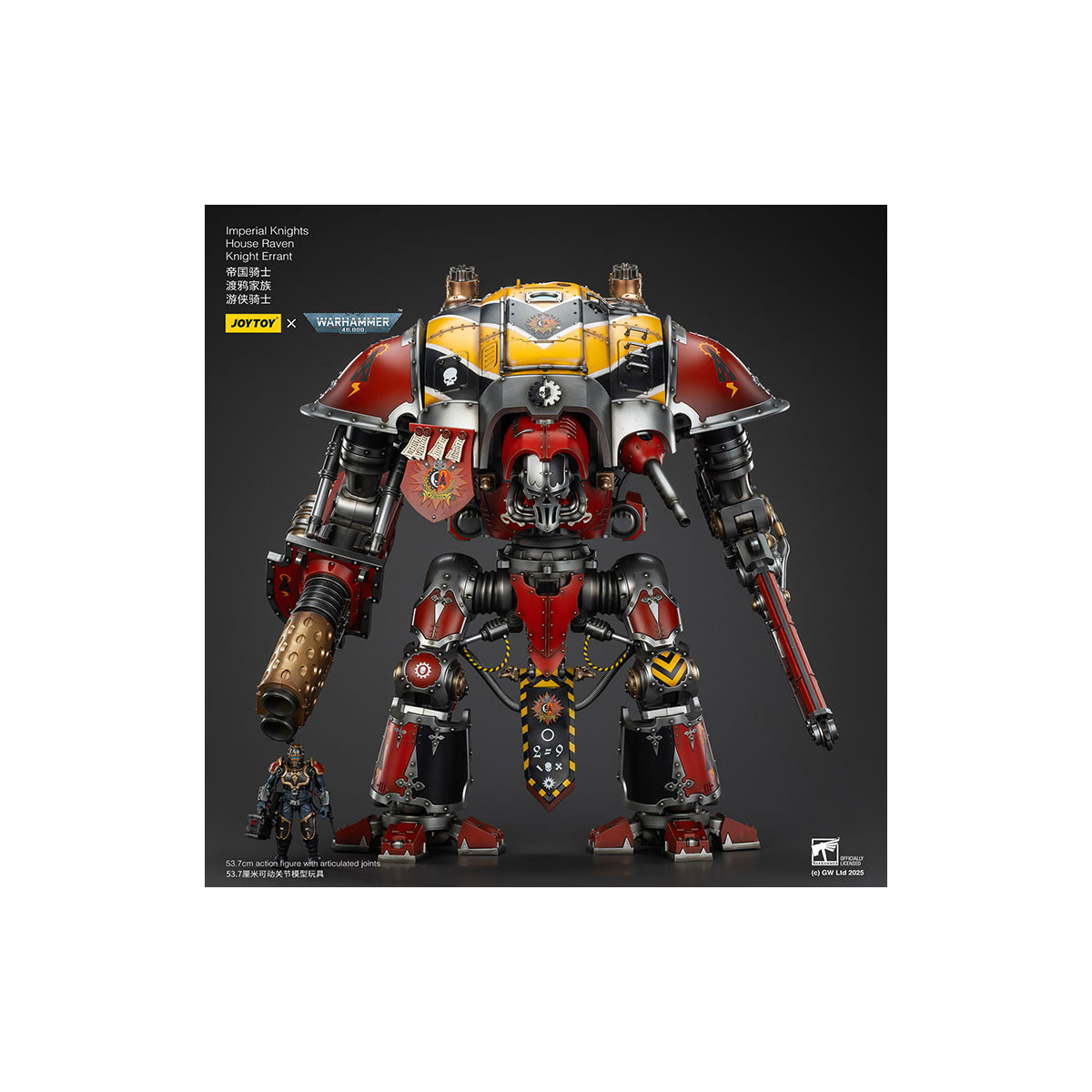 Joytoy - Imperial Knights - House Raven Knight Errant - Warhammer 40000