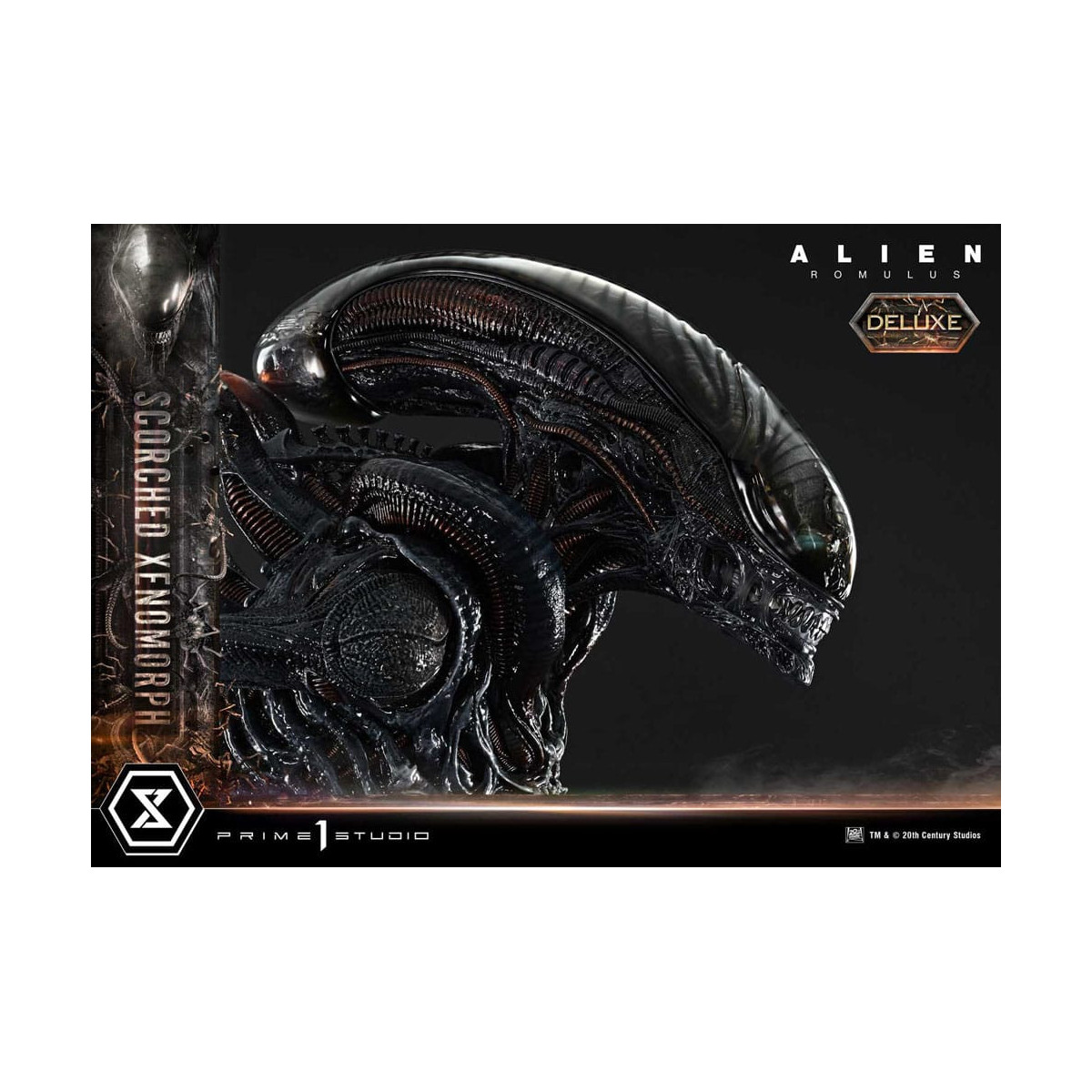 Prime 1 Studio - Scorched Xenomorph Deluxe Version 1/3 - Alien: Romulus Museum Masterline XL