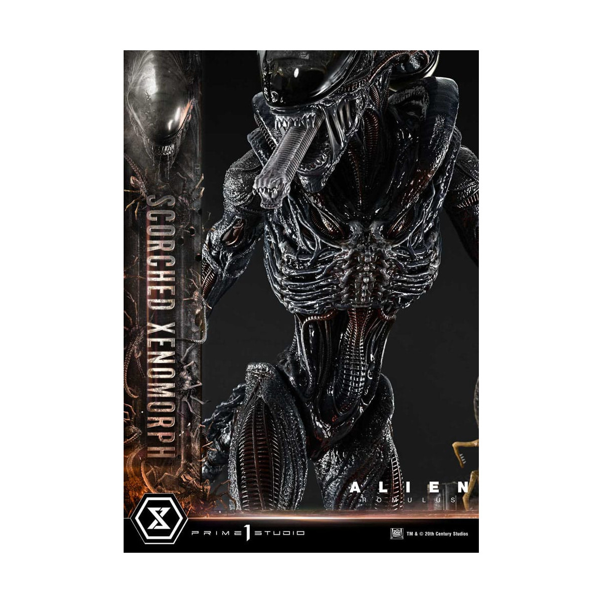 Prime 1 Studio - Scorched Xenomorph Deluxe Version 1/3 - Alien: Romulus Museum Masterline XL