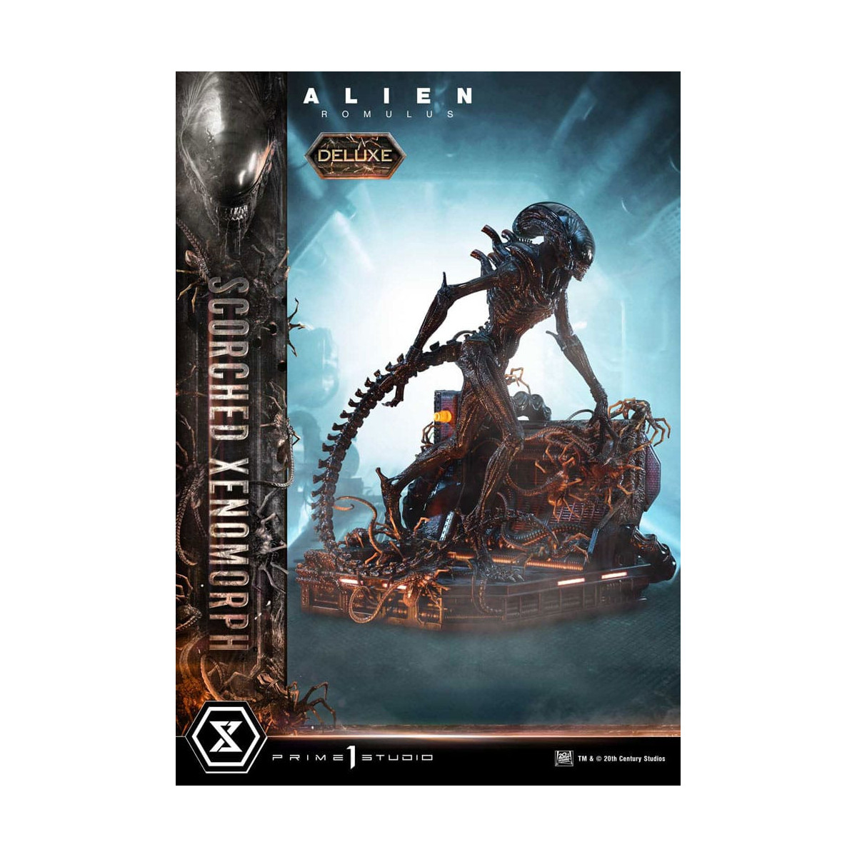 Prime 1 Studio - Scorched Xenomorph Deluxe Version 1/3 - Alien: Romulus Museum Masterline XL