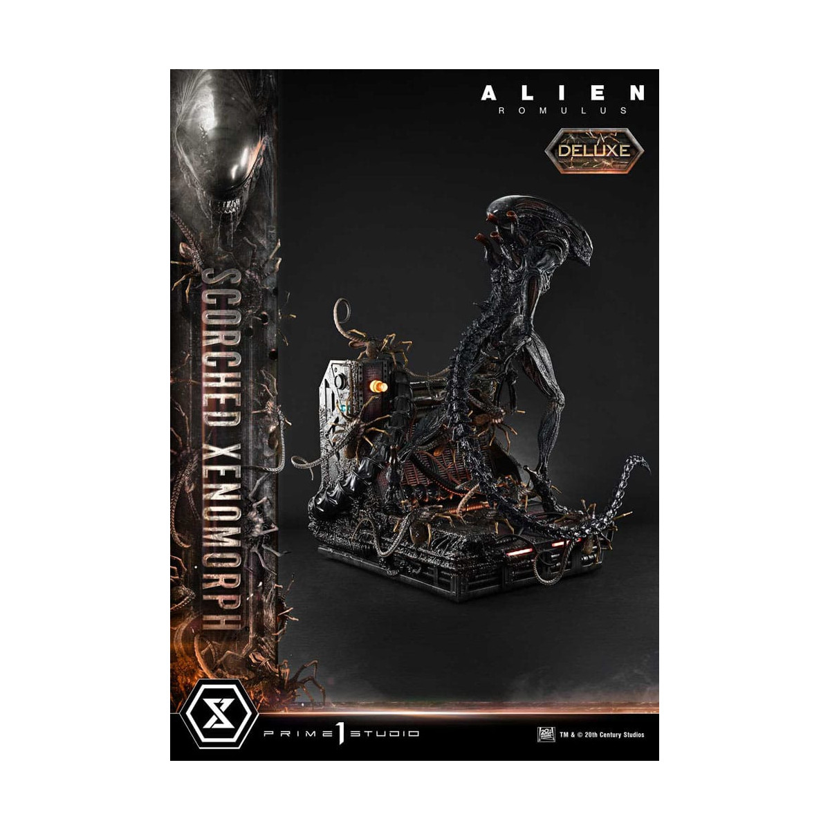 Prime 1 Studio - Scorched Xenomorph Deluxe Version 1/3 - Alien: Romulus Museum Masterline XL